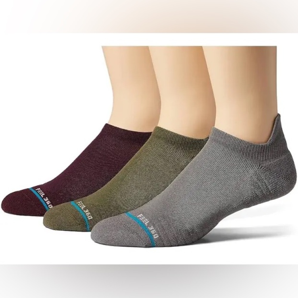 New Stance Performance Tab Socks Large 3 Pack